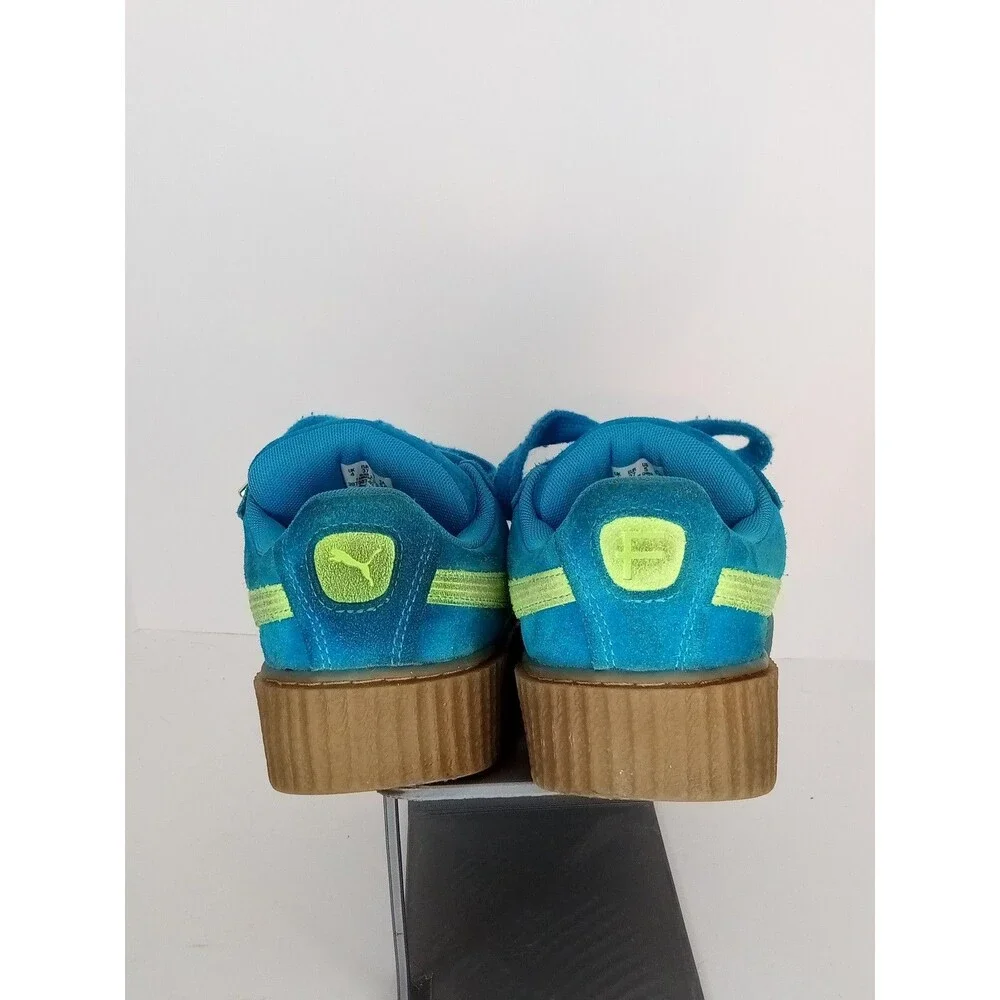 Puma Fenty x Creeper Phatty Speed Blue Lime Rihanna Womens Size 5 399332-02